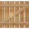 Ekena Millwork Spaced Board-n-Batten Shutters w/Z-Bar, Rough Sawn Western Red Cedar, 34 3/4W x 32H, PR RBS06Z35X032RWR - alternate 3